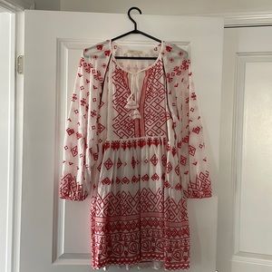 Maje embroidered summer dress EUC. Size 40 EU